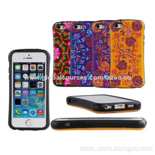 Silicone Case for iPhone 5/5S, Easy to Use with Back Clip, Comes in Various Colors